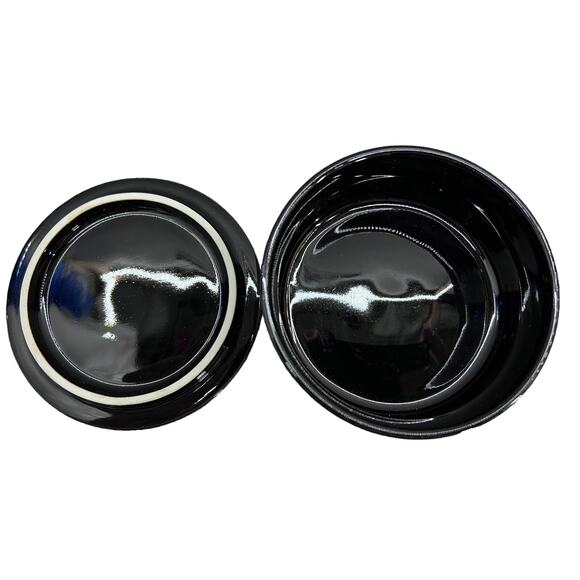 Art Of Chokin Porcelain Trinket Box Butterfly &Hummingbird 24 Gold Trim Set Of 2 - Picture 10 of 11